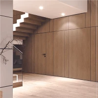 Wood Effect Panel Wallpaper